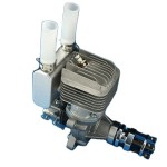 DLE DLE55RA Benzinmotor 55CC Single Stroke zwei Abluft wind kalte Hände starten nach dem Hub für RC Airplane Fixed Wing Model